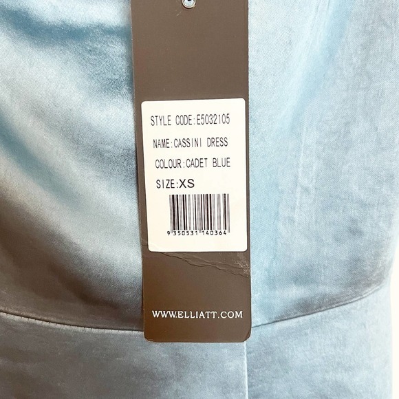ELLIATT Women's Blue Cassini One Shoulder Dress Size XS NWT - Picture 9 of 11